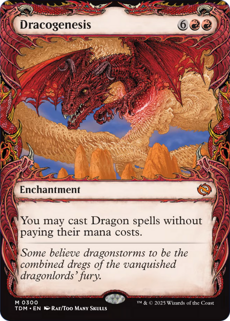 Dracogenesis (0300) (Showcase) [Tarkir: Dragonstorm] | Fandemonia Ltd