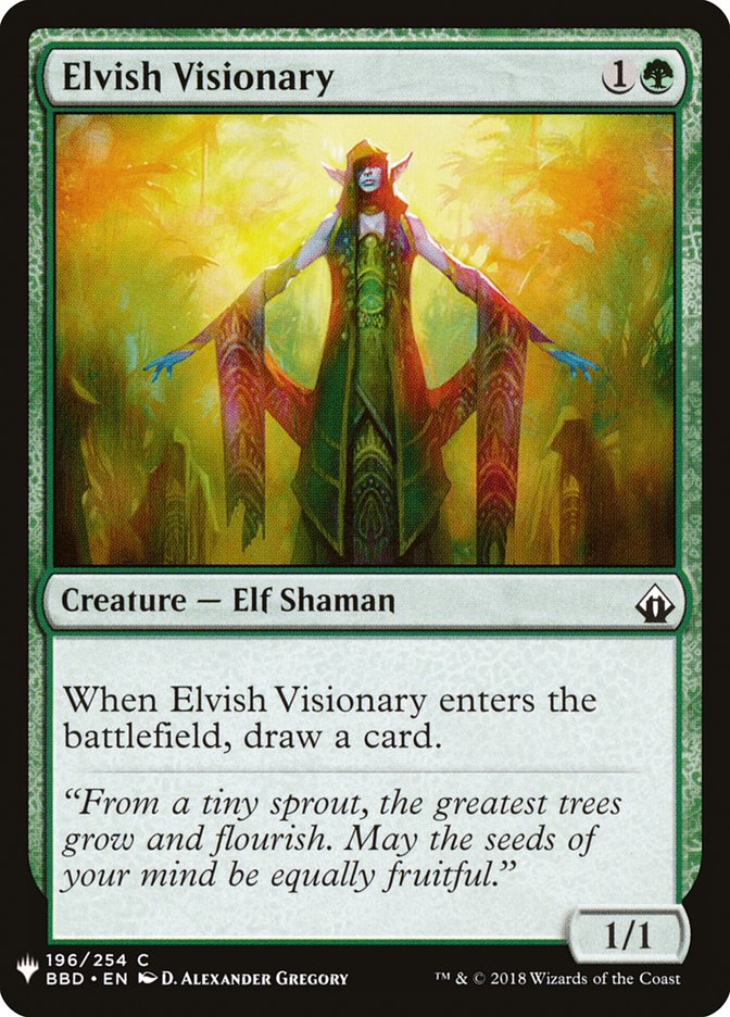 Elvish Visionary [Mystery Booster] | Fandemonia Ltd