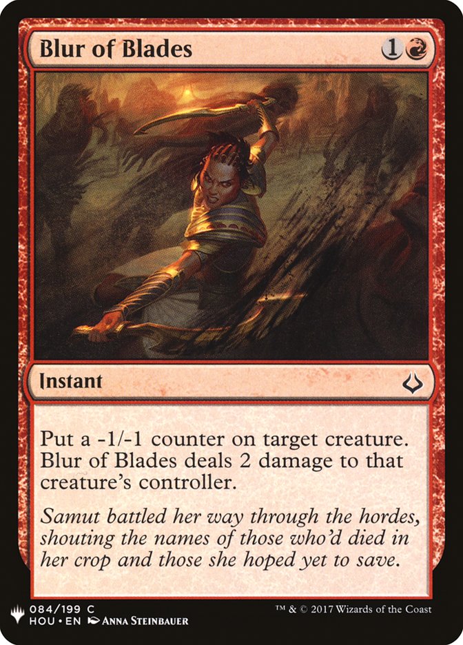 Blur of Blades [Mystery Booster] | Fandemonia Ltd