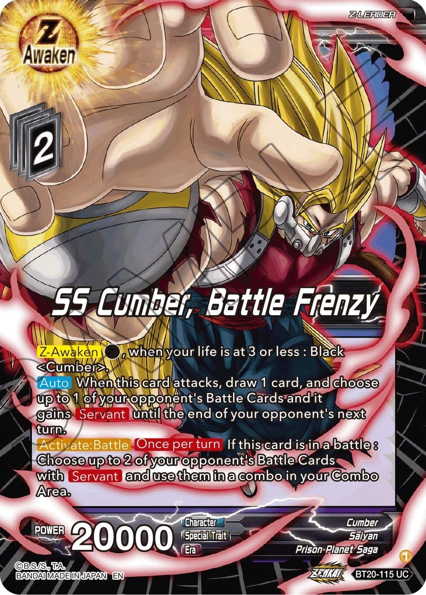 SS Cumber, Battle Frenzy (BT20-115) [Power Absorbed] | Fandemonia Ltd