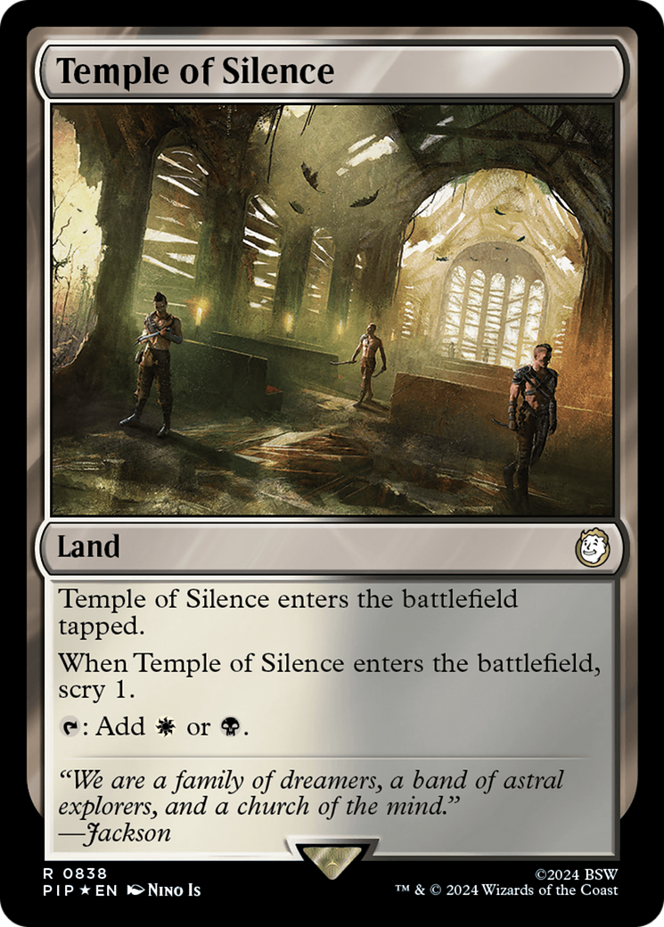 Temple of Silence (Surge Foil) [Fallout] | Fandemonia Ltd