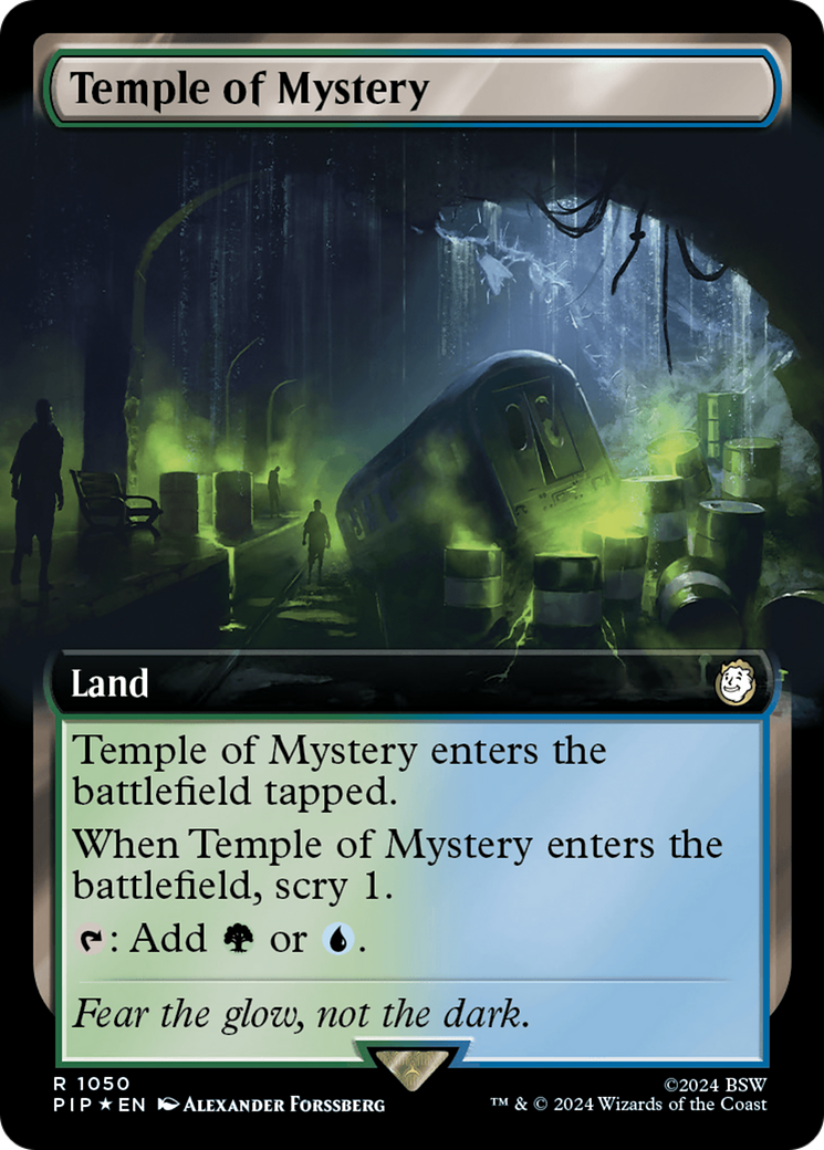 Temple of Mystery (Extended Art) (Surge Foil) [Fallout] | Fandemonia Ltd