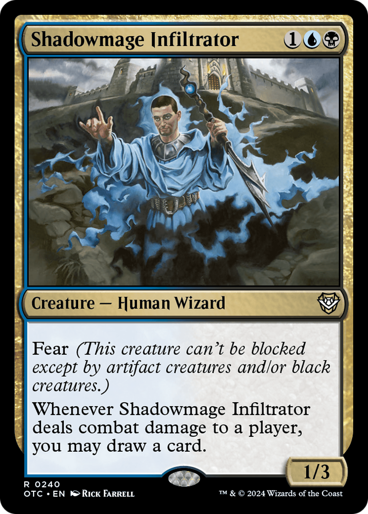 Shadowmage Infiltrator [Outlaws of Thunder Junction Commander] | Fandemonia Ltd