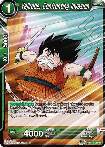 Yajirobe, Confronting Invasion (BT15-080) [Saiyan Showdown] | Fandemonia Ltd
