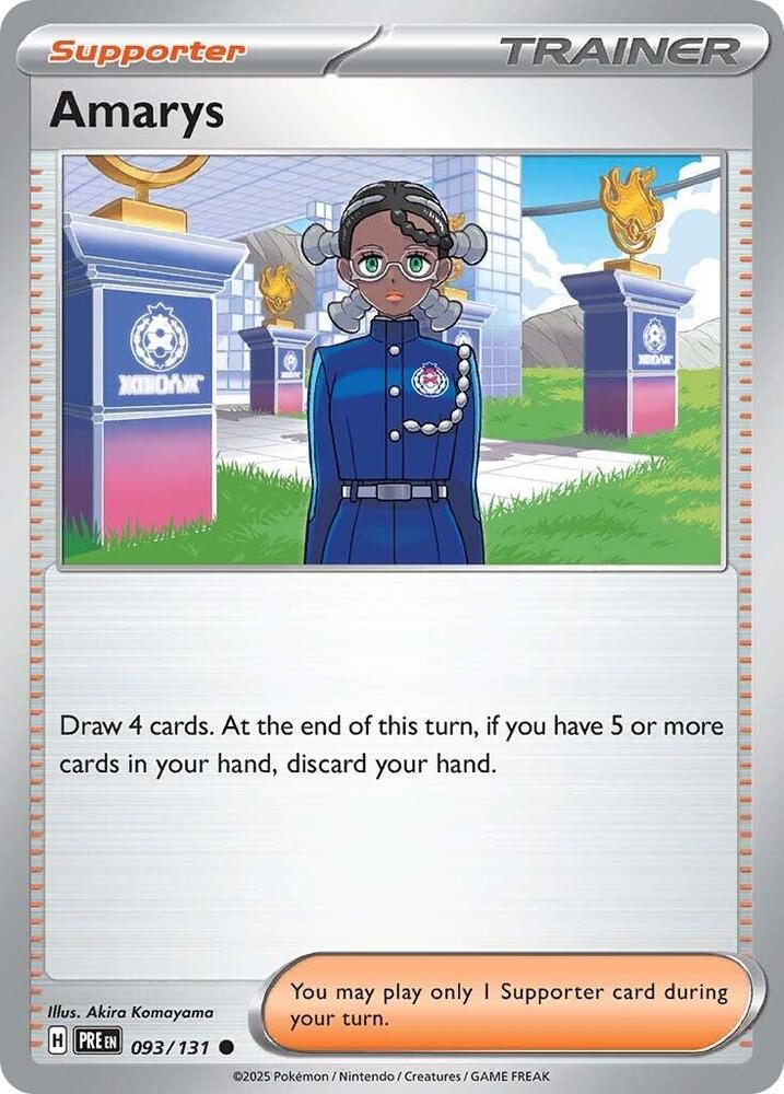 Amarys (093/131) [Scarlet & Violet: Prismatic Evolutions] | Fandemonia Ltd