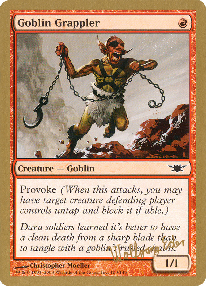 Goblin Grappler (Wolfgang Eder) [World Championship Decks 2003] | Fandemonia Ltd