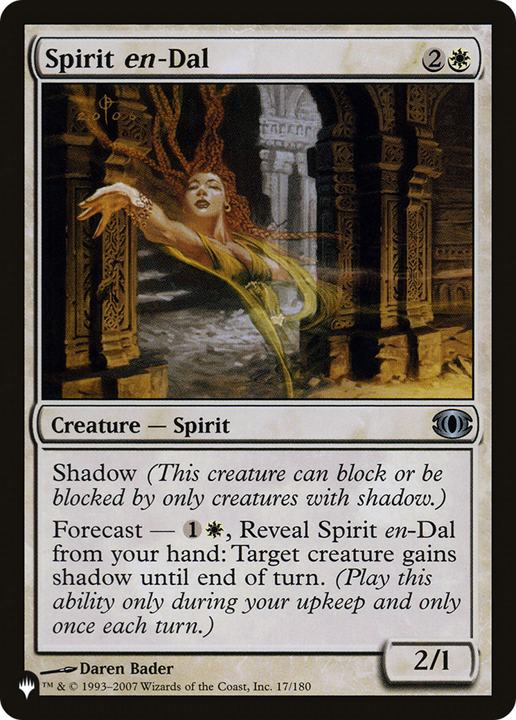Spirit en-Dal [The List] | Fandemonia Ltd
