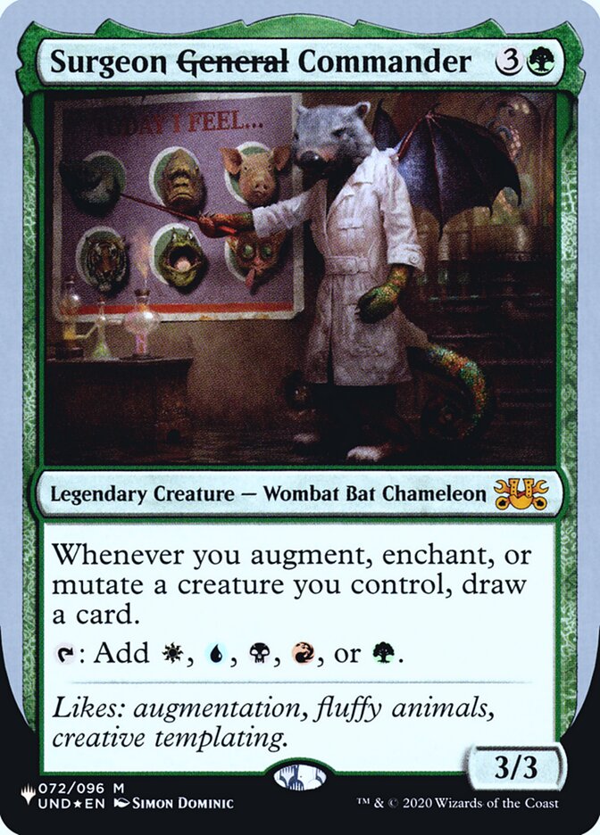 Surgeon General Commander (Unfinity Foil Edition) [The List] | Fandemonia Ltd
