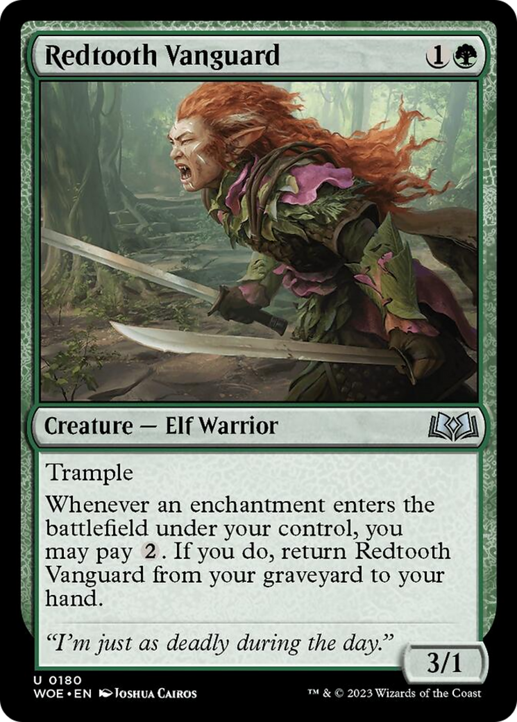 Redtooth Vanguard [Wilds of Eldraine] | Fandemonia Ltd