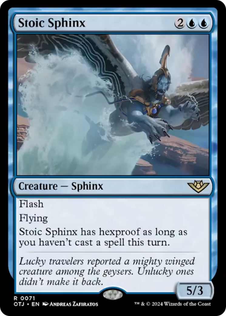 Stoic Sphinx [Outlaws of Thunder Junction] | Fandemonia Ltd