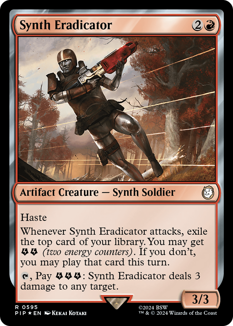 Synth Eradicator (Surge Foil) [Fallout] | Fandemonia Ltd