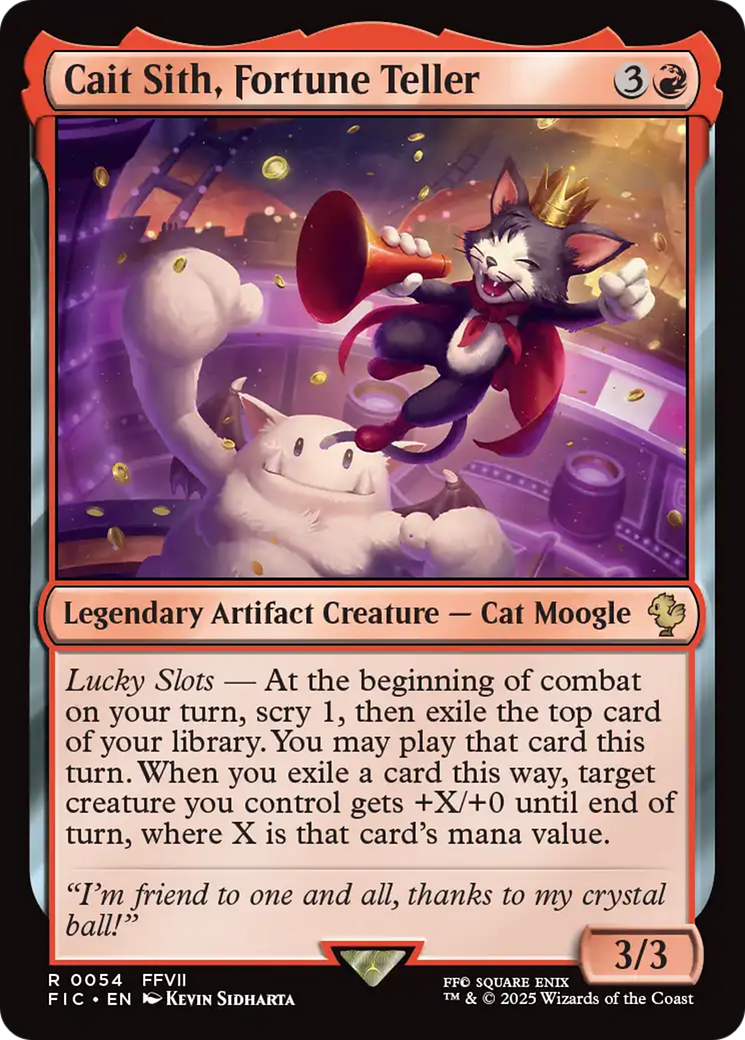 Cait Sith, Fortune Teller [FINAL FANTASY Commander] | Fandemonia Ltd