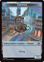 Thopter (0009) // Treasure Double-Sided Token [Aetherdrift Tokens] | Fandemonia Ltd