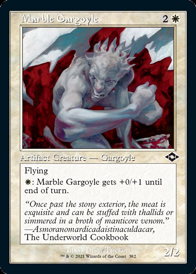 Marble Gargoyle (Retro Foil Etched) [Modern Horizons 2] | Fandemonia Ltd
