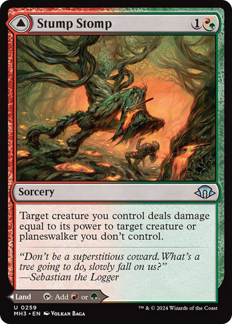 Stump Stomp // Burnwillow Clearing [Modern Horizons 3] | Fandemonia Ltd
