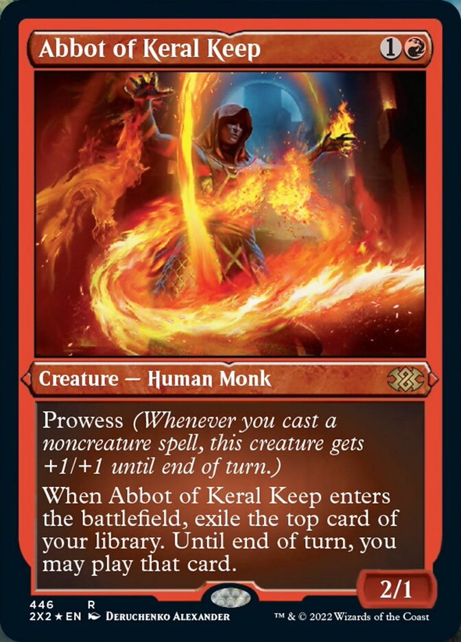 Abbot of Keral Keep (Foil Etched) [Double Masters 2022] | Fandemonia Ltd
