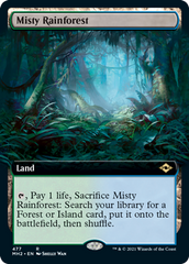 Misty Rainforest (Extended Art) [Modern Horizons 2] | Fandemonia Ltd