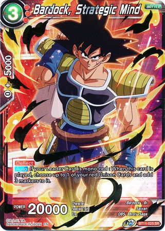 Bardock, Strategic Mind (BT11-025) [Vermilion Bloodline] | Fandemonia Ltd