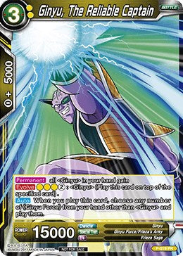 Ginyu, The Reliable Captain (P-019) [Promotion Cards] | Fandemonia Ltd