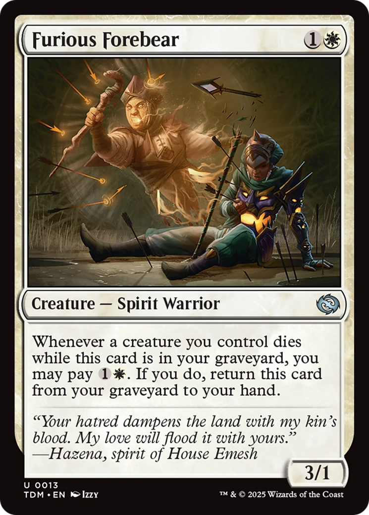 Furious Forebear [Tarkir: Dragonstorm] | Fandemonia Ltd