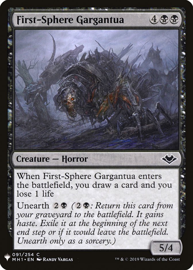 First-Sphere Gargantua [Mystery Booster] | Fandemonia Ltd