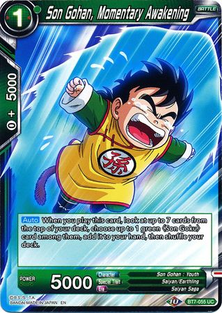 Son Gohan, Momentary Awakening (BT7-055) [Assault of the Saiyans] | Fandemonia Ltd