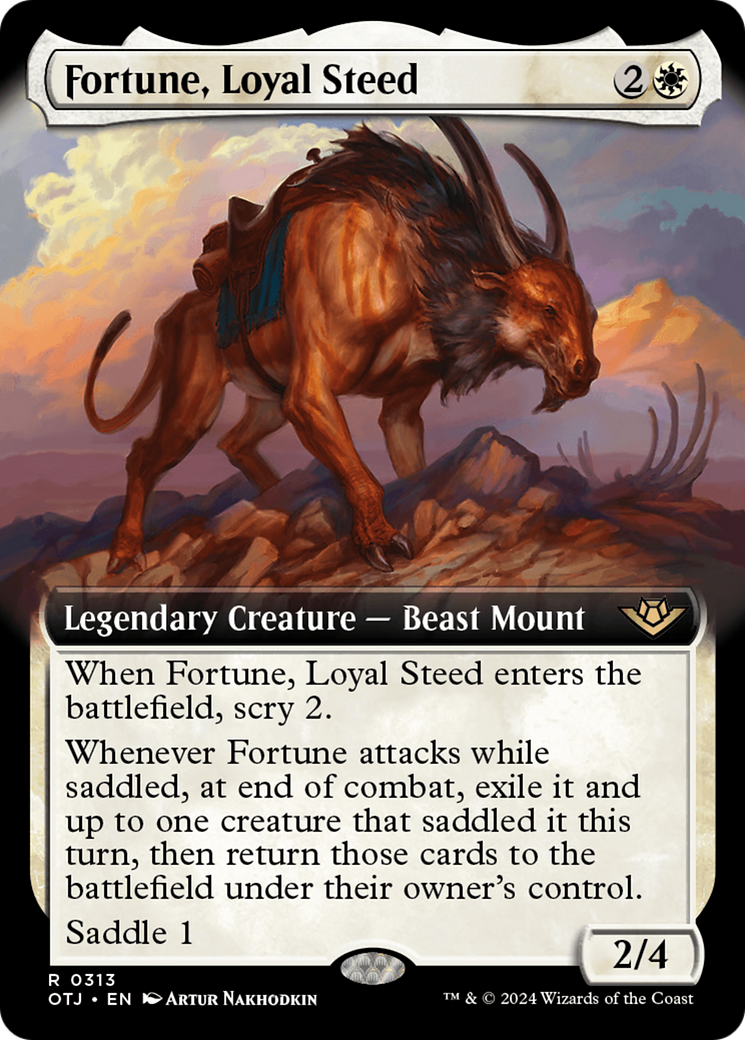 Fortune, Loyal Steed (Extended Art) [Outlaws of Thunder Junction] | Fandemonia Ltd