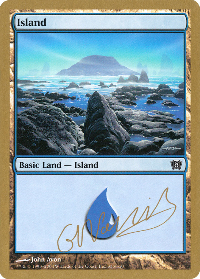 Island (gn335) (Gabriel Nassif) [World Championship Decks 2004] | Fandemonia Ltd