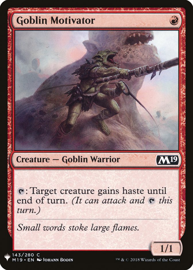 Goblin Motivator [Mystery Booster] | Fandemonia Ltd