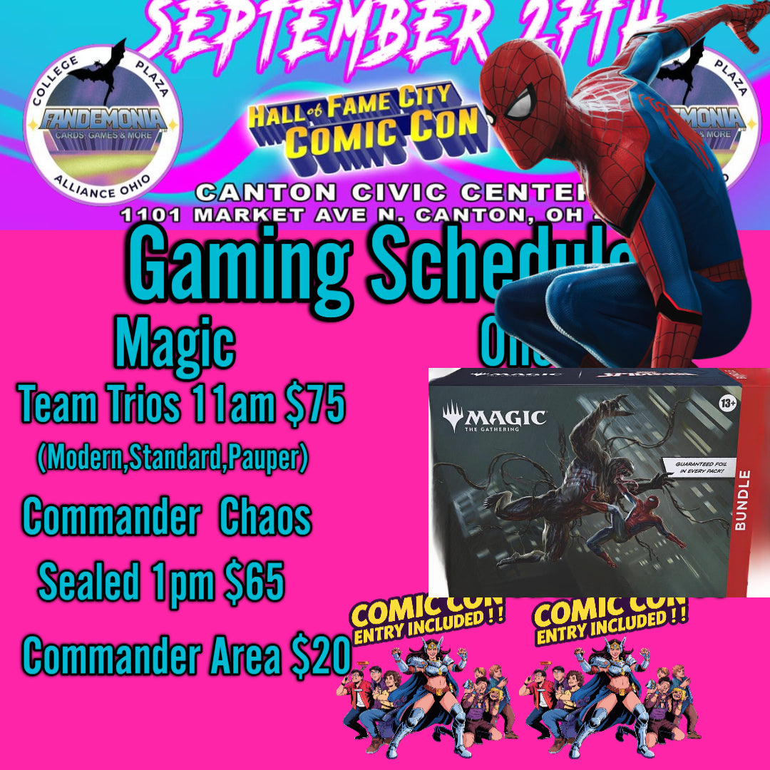 Hall Of Fame City Comic Con Team Trios Entry | Fandemonia Ltd
