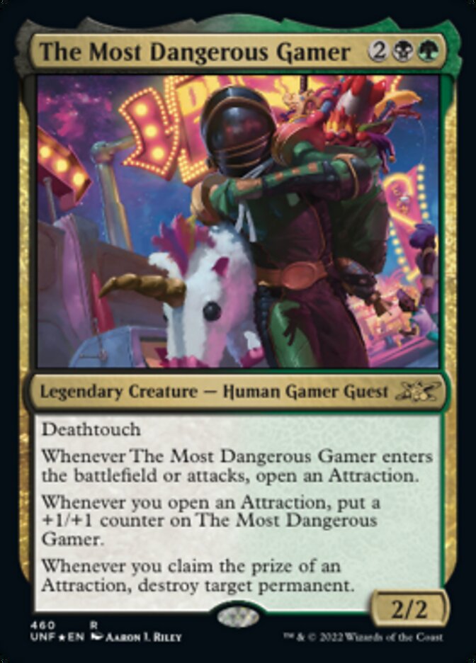 The Most Dangerous Gamer (Galaxy Foil) [Unfinity] | Fandemonia Ltd