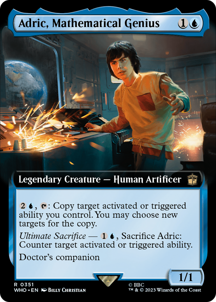 Adric, Mathematical Genius (Extended Art) [Doctor Who] | Fandemonia Ltd