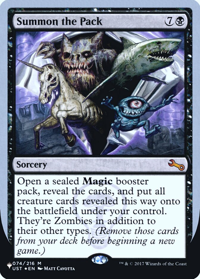 Summon the Pack (Unfinity Foil Edition) [The List] | Fandemonia Ltd