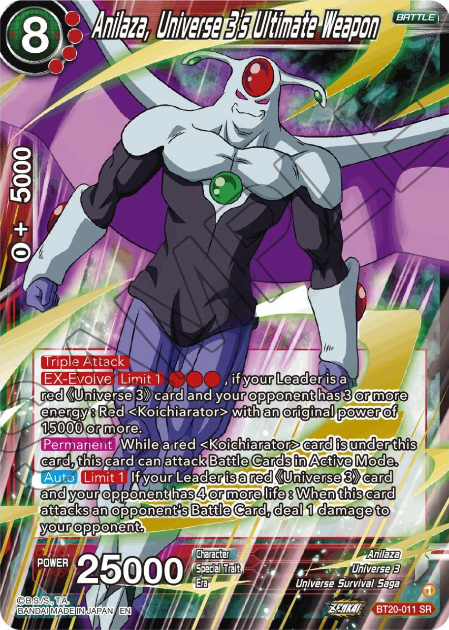 Anilaza, Universe 3's Ultimate Weapon (BT20-011) [Power Absorbed] | Fandemonia Ltd