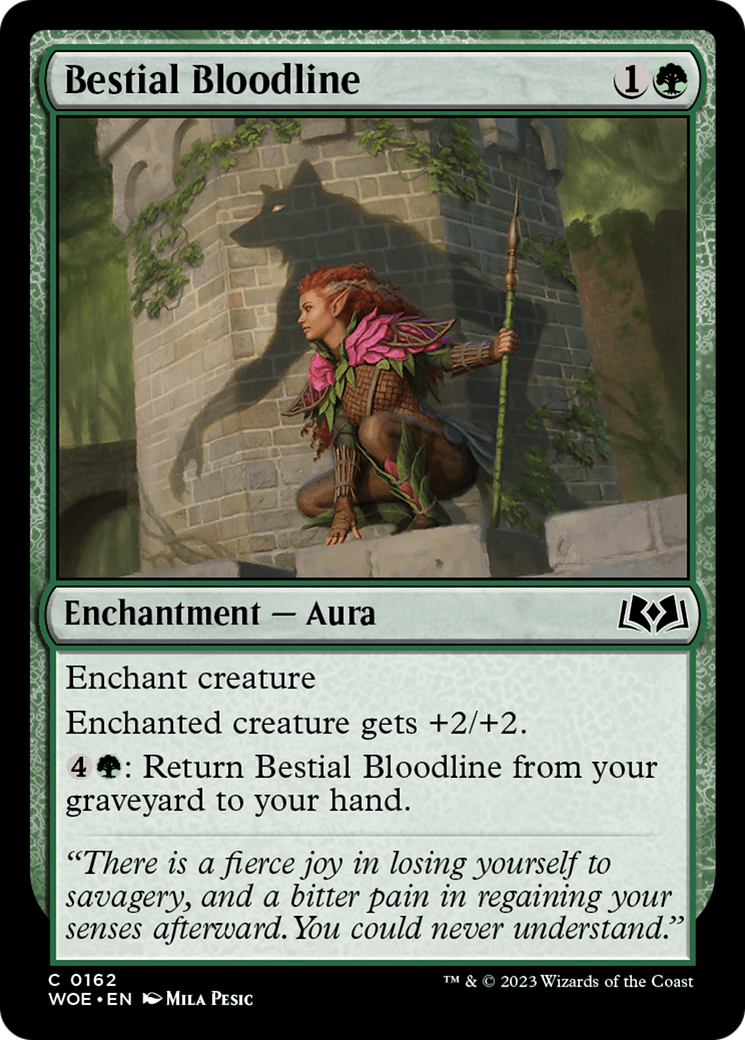 Bestial Bloodline [Wilds of Eldraine] | Fandemonia Ltd