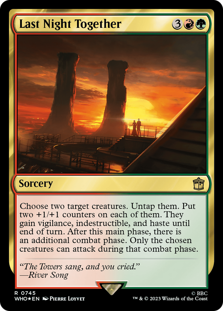 Last Night Together (Surge Foil) [Doctor Who] | Fandemonia Ltd