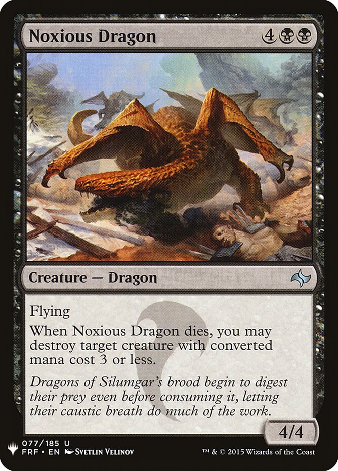 Noxious Dragon [Mystery Booster] | Fandemonia Ltd