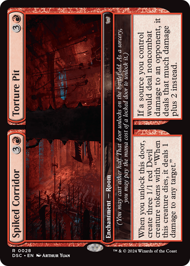 Spiked Corridor // Torture Pit [Duskmourn: House of Horror Commander] | Fandemonia Ltd