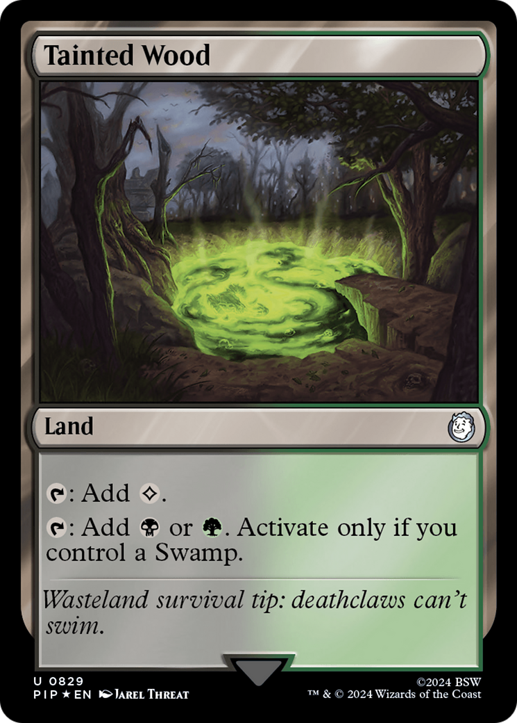 Tainted Wood (Surge Foil) [Fallout] | Fandemonia Ltd
