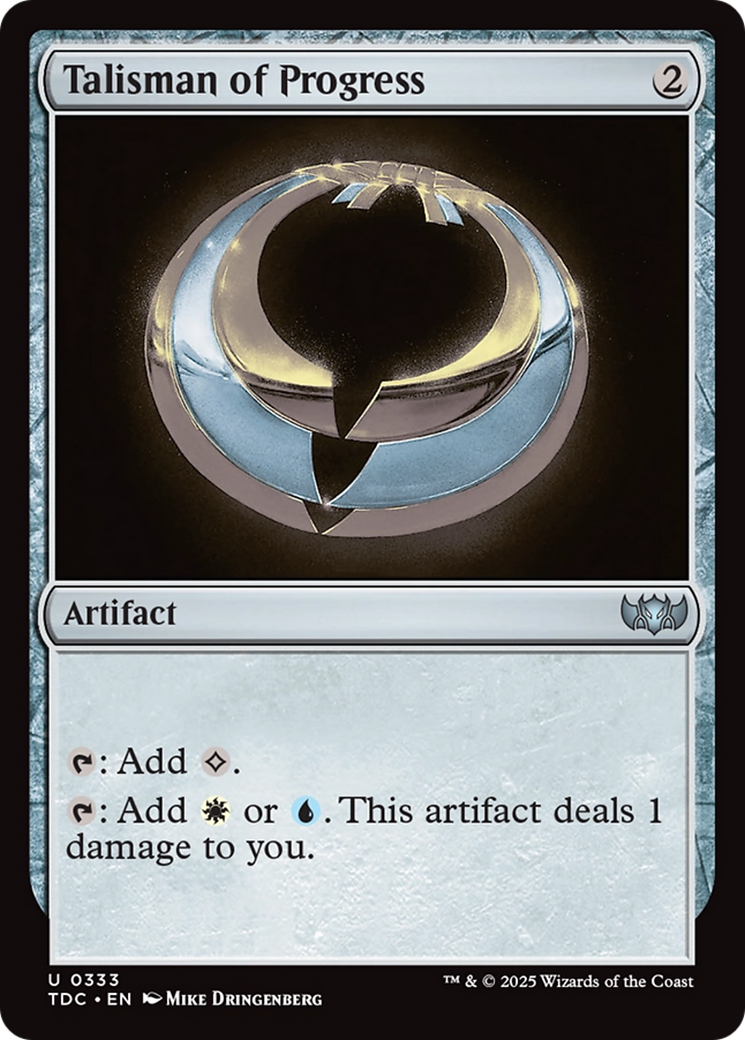 Talisman of Progress [Tarkir: Dragonstorm Commander] | Fandemonia Ltd