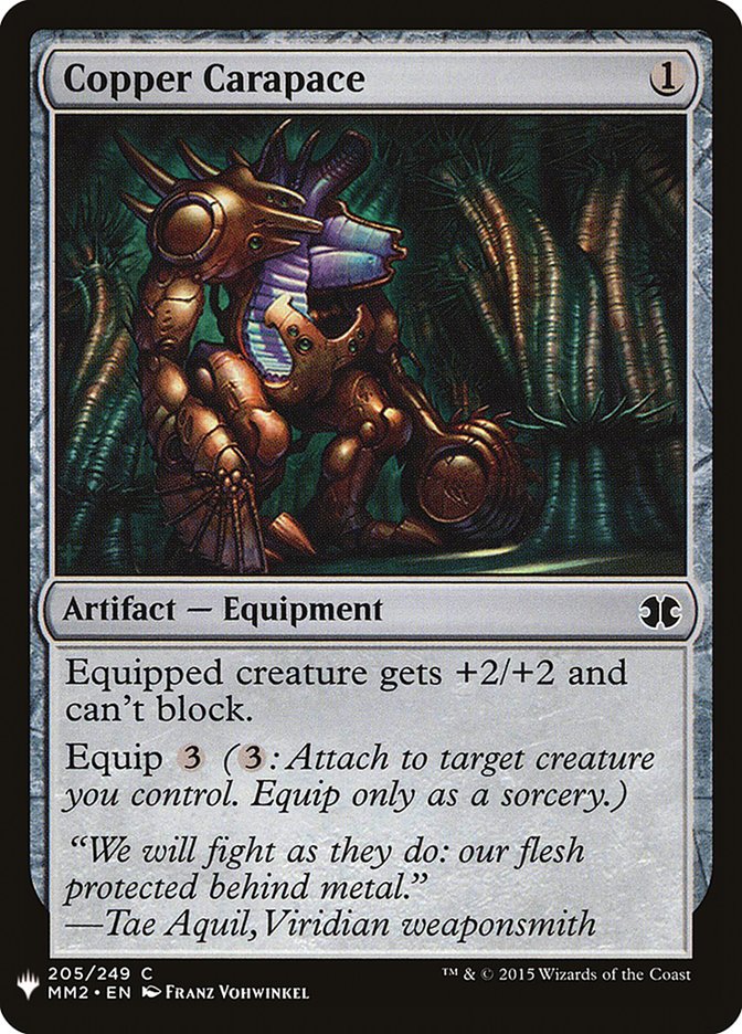 Copper Carapace [Mystery Booster] | Fandemonia Ltd