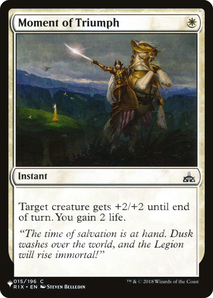 Moment of Triumph [The List] | Fandemonia Ltd