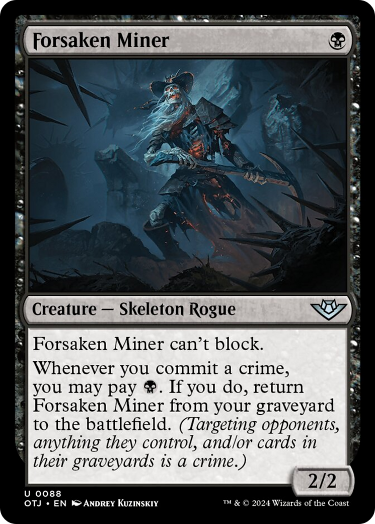 Forsaken Miner [Outlaws of Thunder Junction] | Fandemonia Ltd