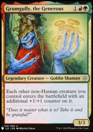 Grumgully, the Generous [The List] | Fandemonia Ltd