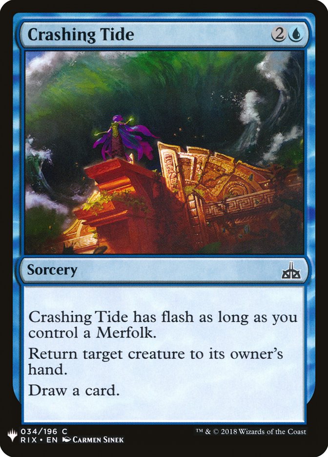 Crashing Tide [Mystery Booster] | Fandemonia Ltd