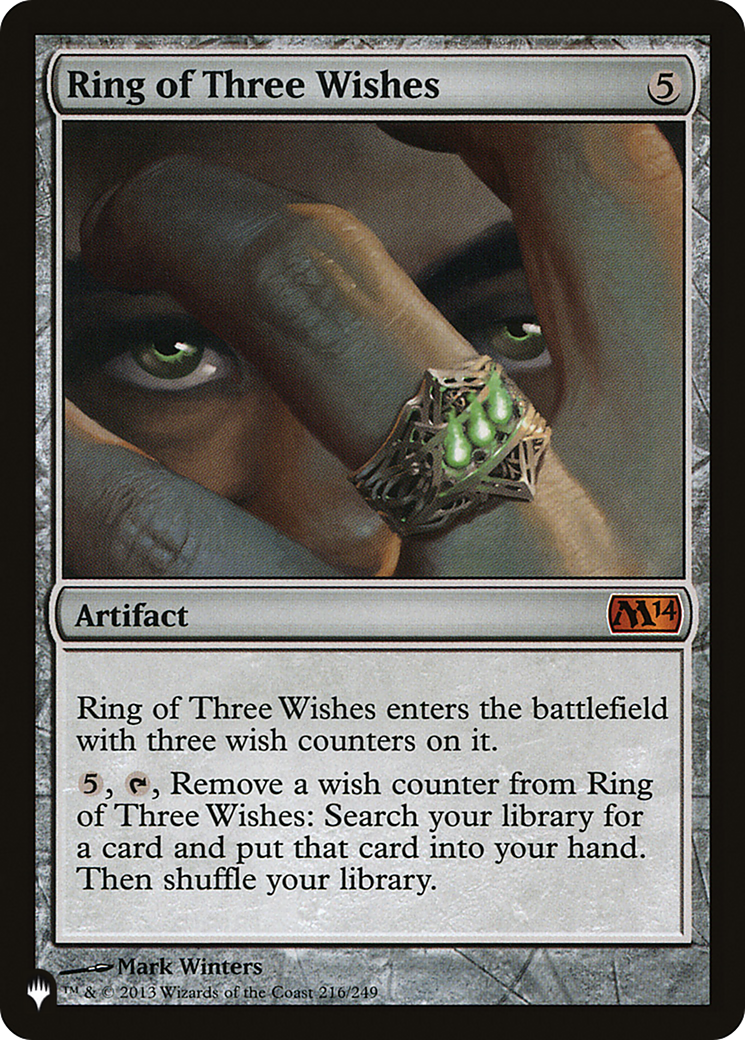 Ring of Three Wishes [The List] | Fandemonia Ltd