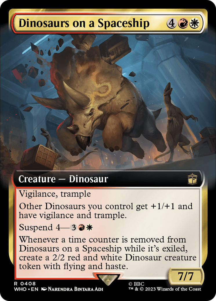 Dinosaurs on a Spaceship (Extended Art) [Doctor Who] | Fandemonia Ltd