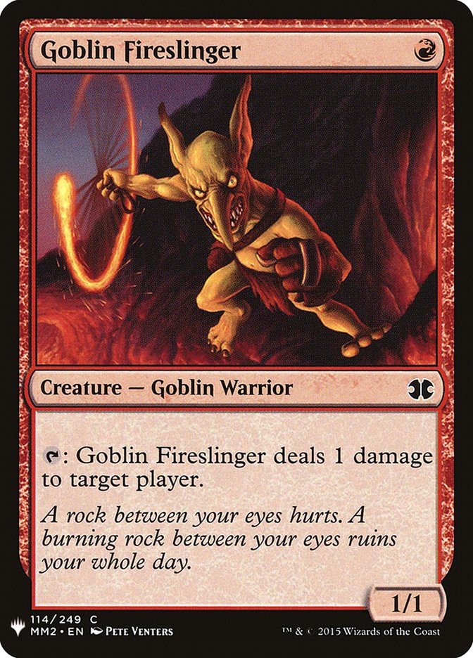 Goblin Fireslinger [Mystery Booster] | Fandemonia Ltd