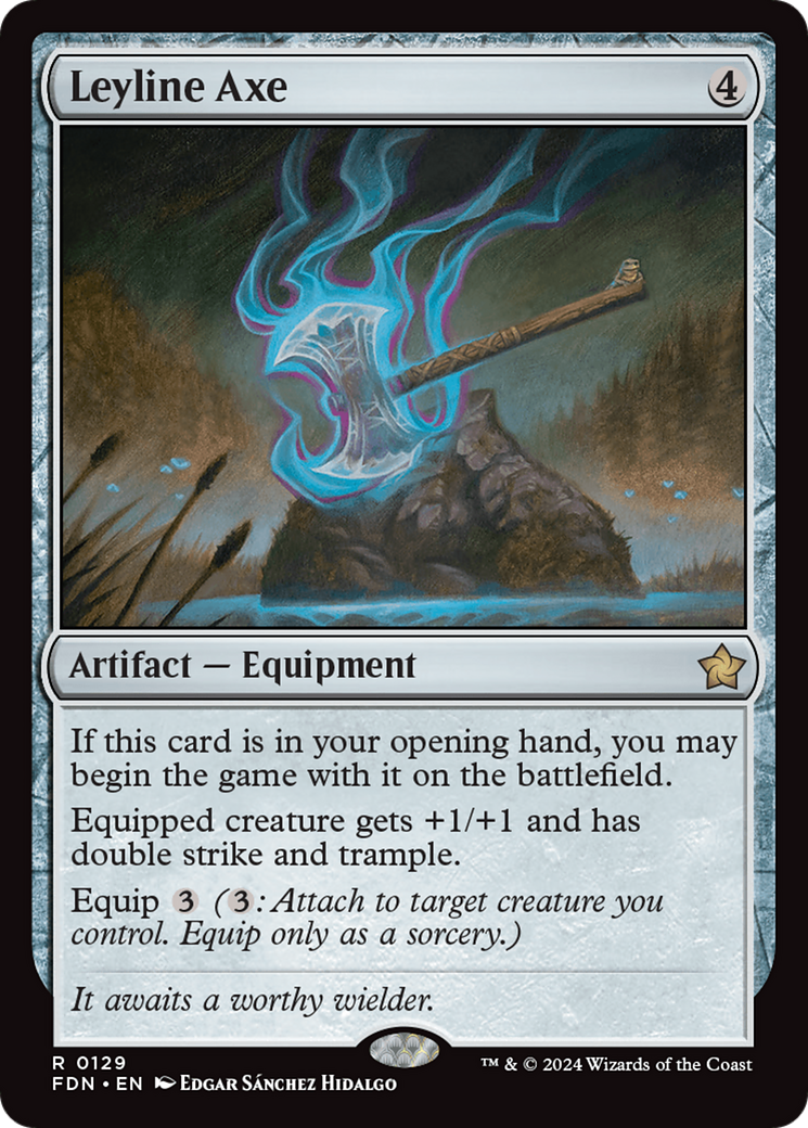 Leyline Axe [Foundations] | Fandemonia Ltd