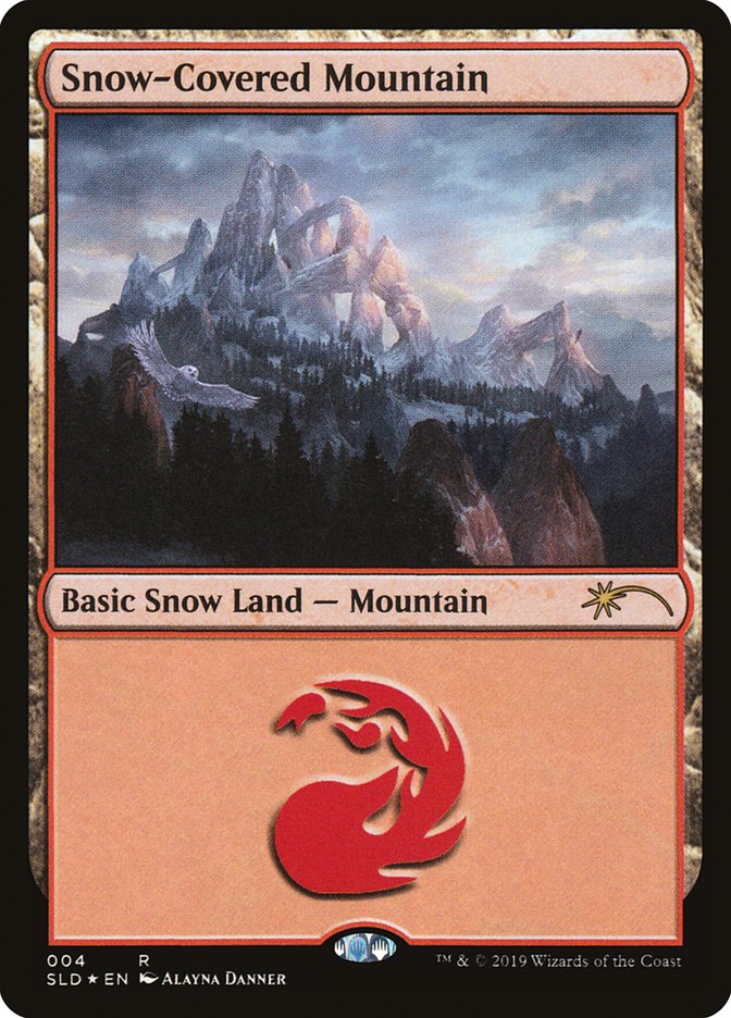 Snow-Covered Mountain (004) [Secret Lair Drop Series] | Fandemonia Ltd